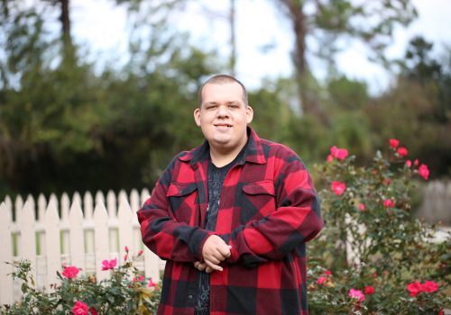 Young man with Autism.